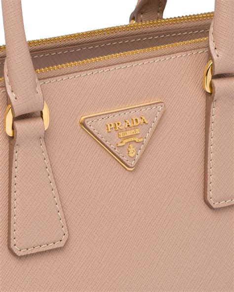 Powder Pink Prada Galleria Saffiano Leather Micro Bag 